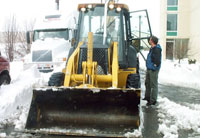 front end loader snow removal 
